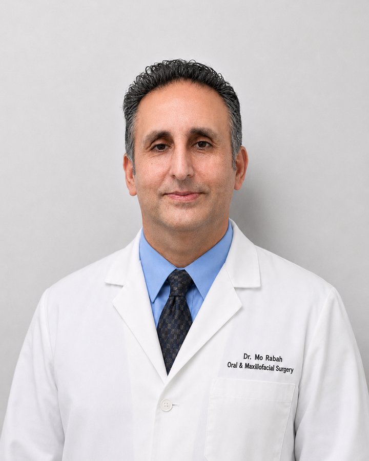 Dr. Mo Rabah, oral and maxillofacial surgeon